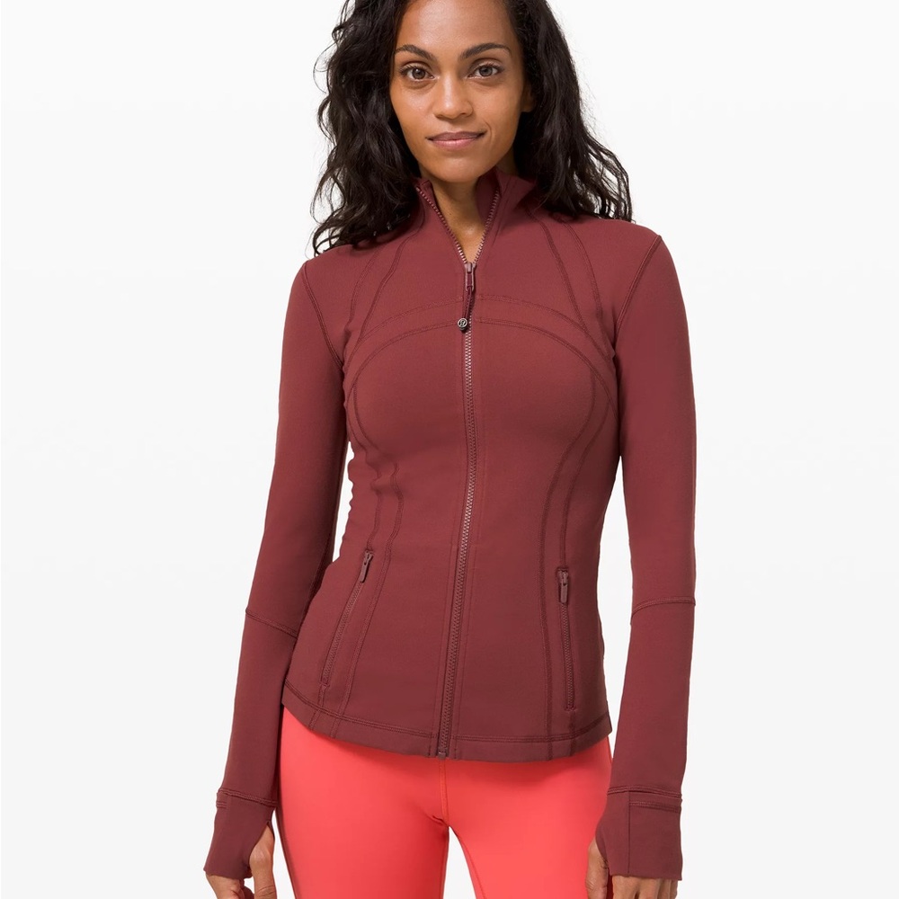 Lululemon Define Burgundy Jacket size 8